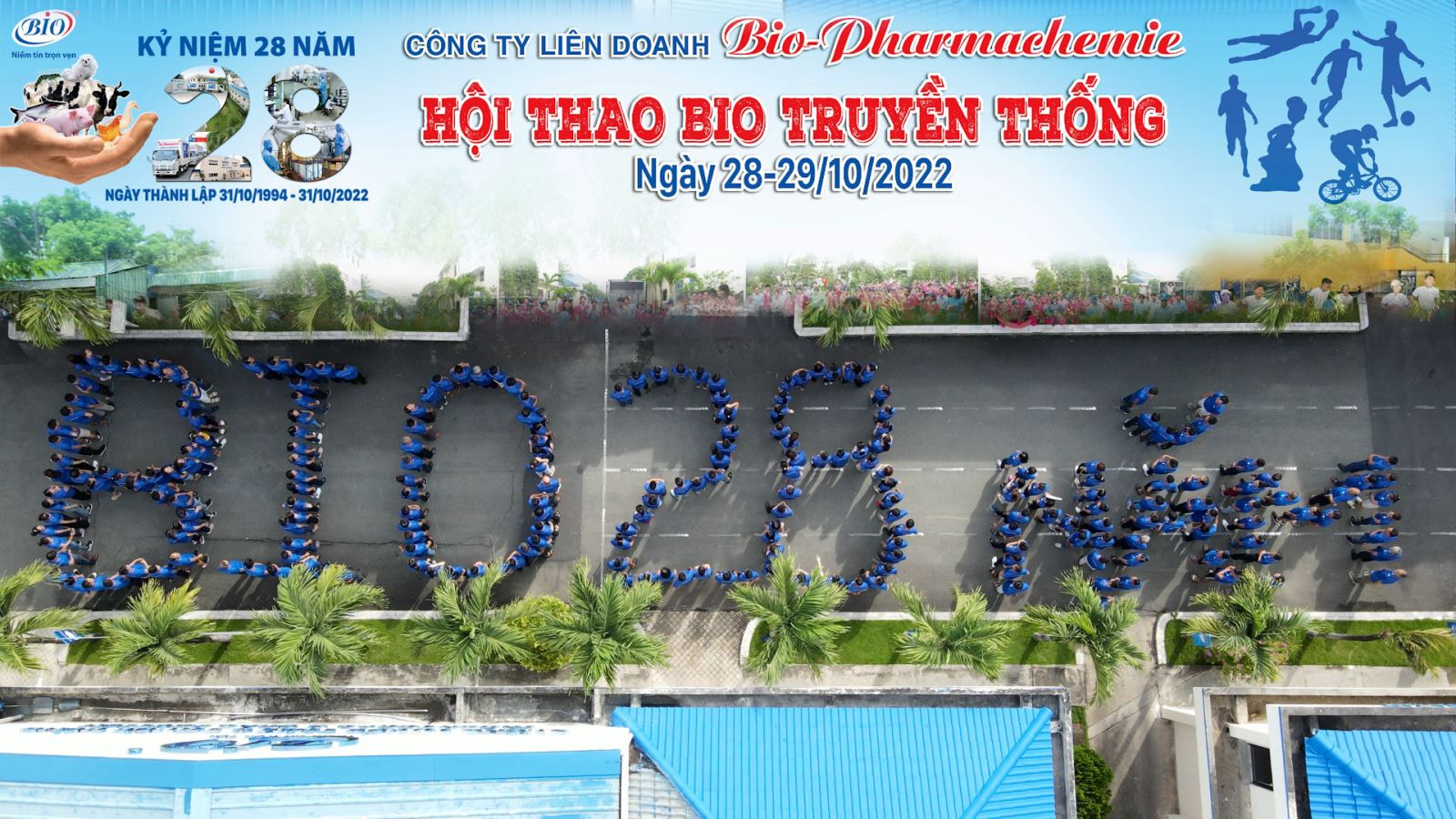 HỘI THAO BIO-PHARMACHEMIE MỪNG KỶ NIỆM 28 NĂM